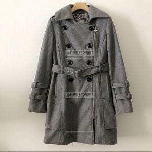 Guess Gray Trench Coat